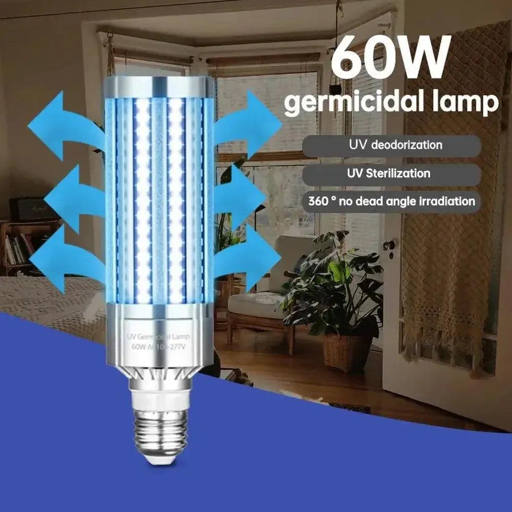 60W E27 UV Germicidal Lamp-Svetila.eu