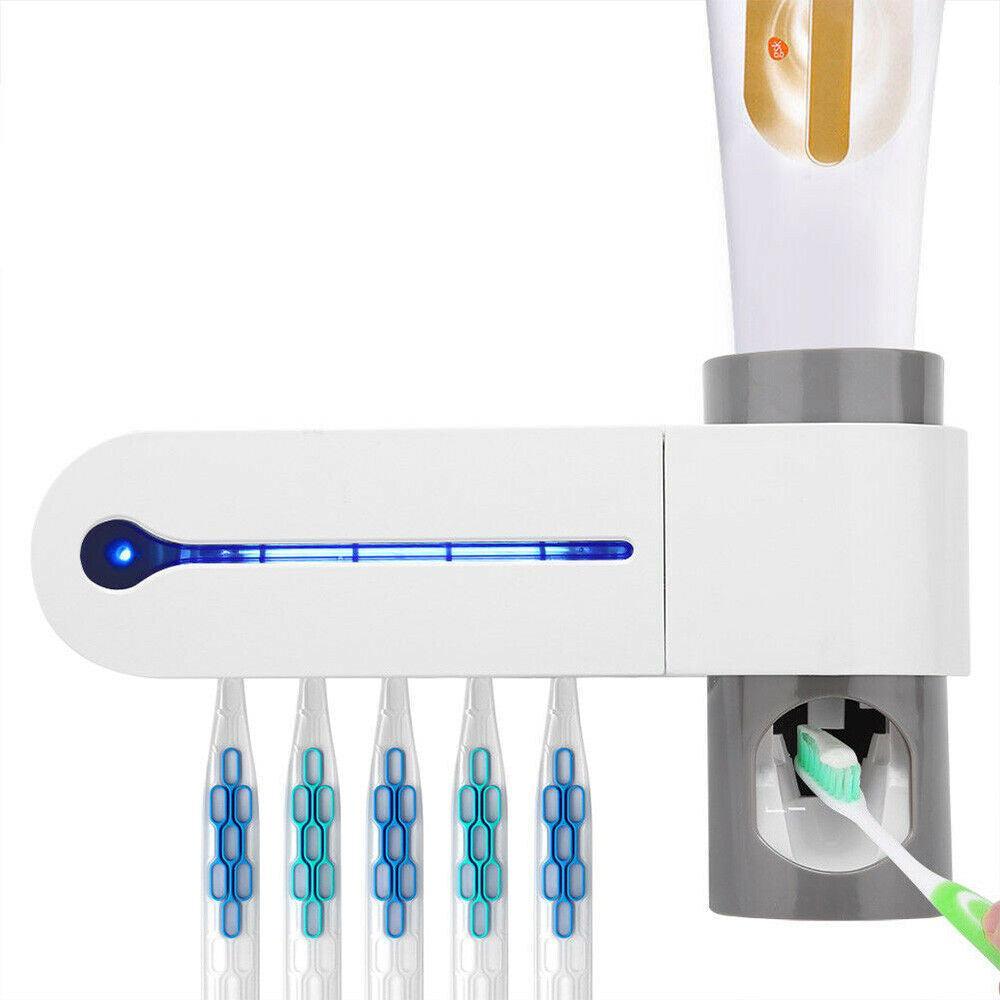 Antibacterial disinfection UV toothbrush holder- USB Charging-organization-Svetila.eu