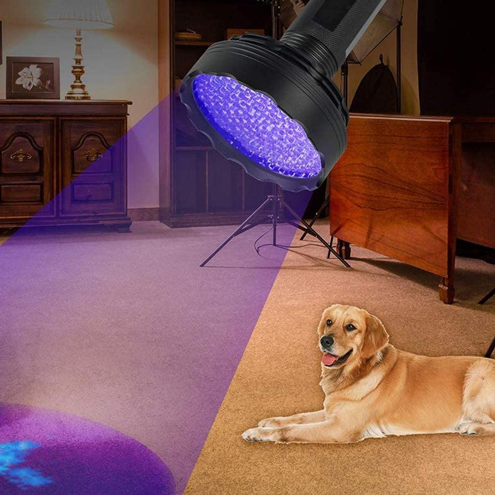 Battery Operated 128 UV LED Flashlight Pet Urine Detector-Flashlight-Svetila.eu