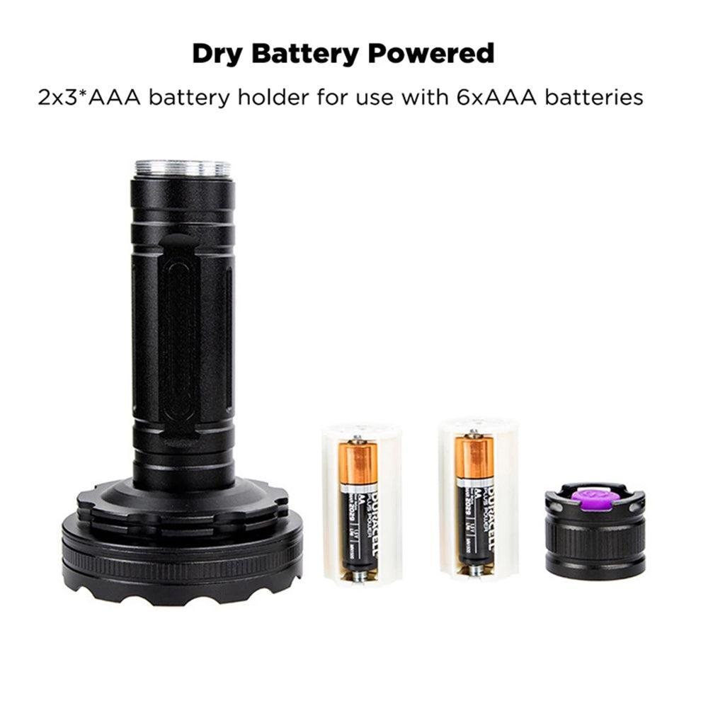 Battery Operated 128 UV LED Flashlight Pet Urine Detector-Flashlight-Svetila.eu