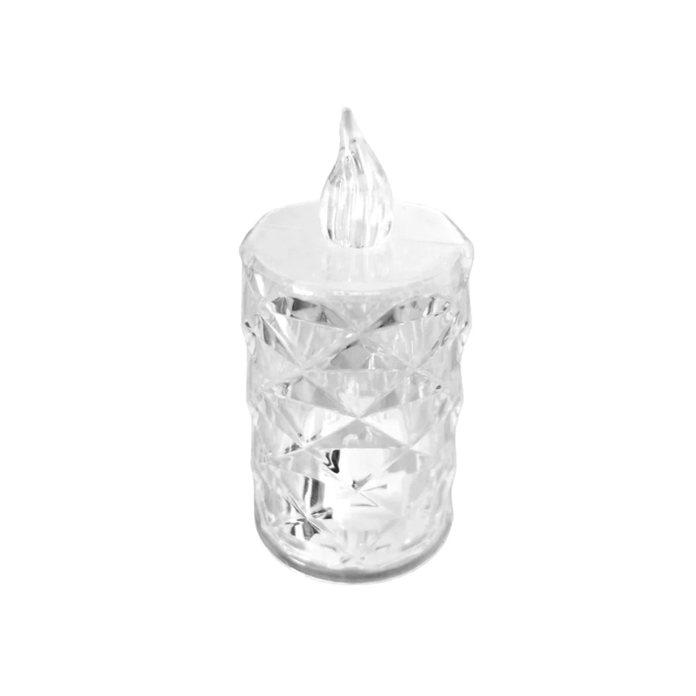 Crystal Candles LED Light Transparent Flameless Battery Power Lantern Night Lamp-AE-Svetila.eu