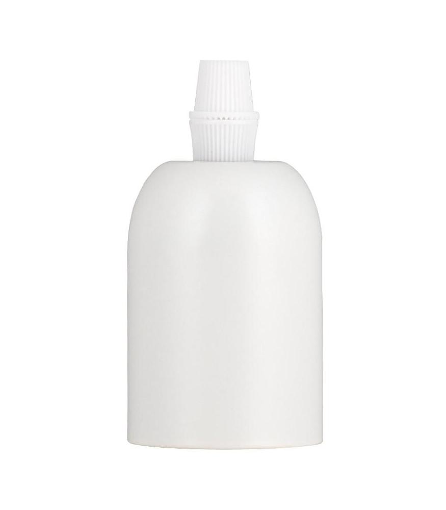 Decorative Lampholder Alu E27 white-DIY – Lighting Components-Svetila.eu