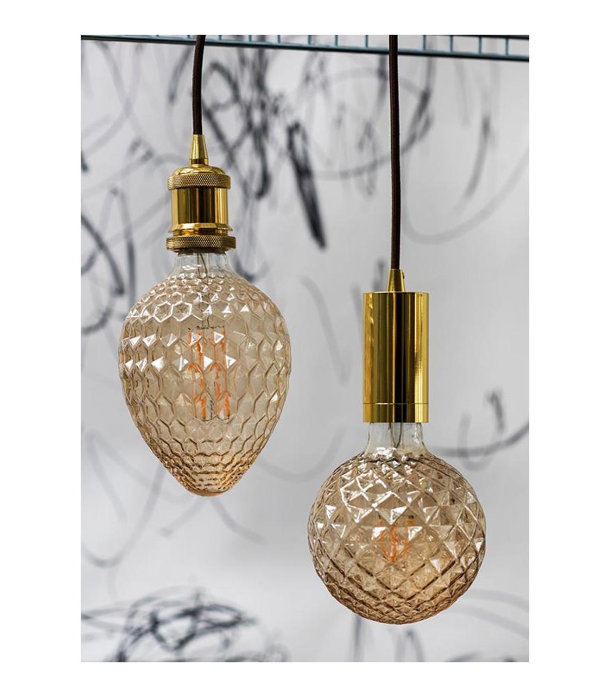 Decorative Lampholder Alu Long E27 antique and gold-DIY – Lighting Components-Svetila.eu