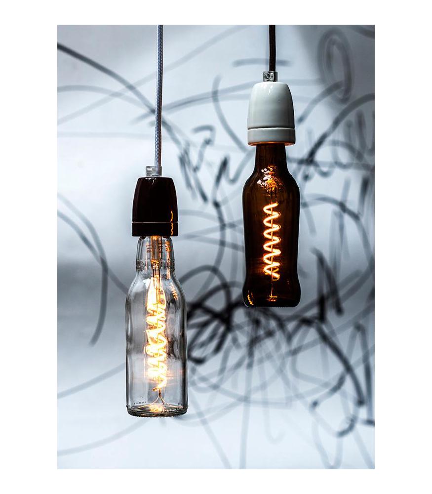 Decorative Lampholder porcelain E27 white-DIY – Lighting Components-Svetila.eu