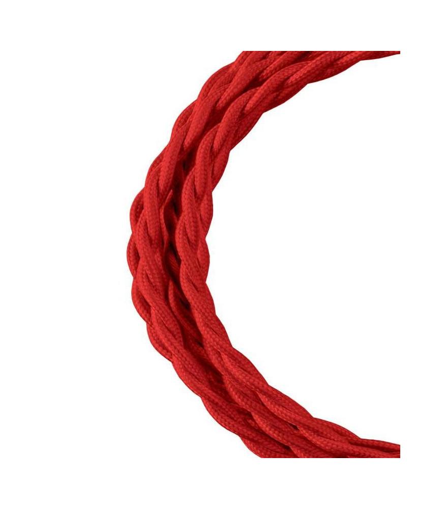 Decorative Textile Cable Twisted 2C 3m-DIY – Lighting Components-Svetila.eu