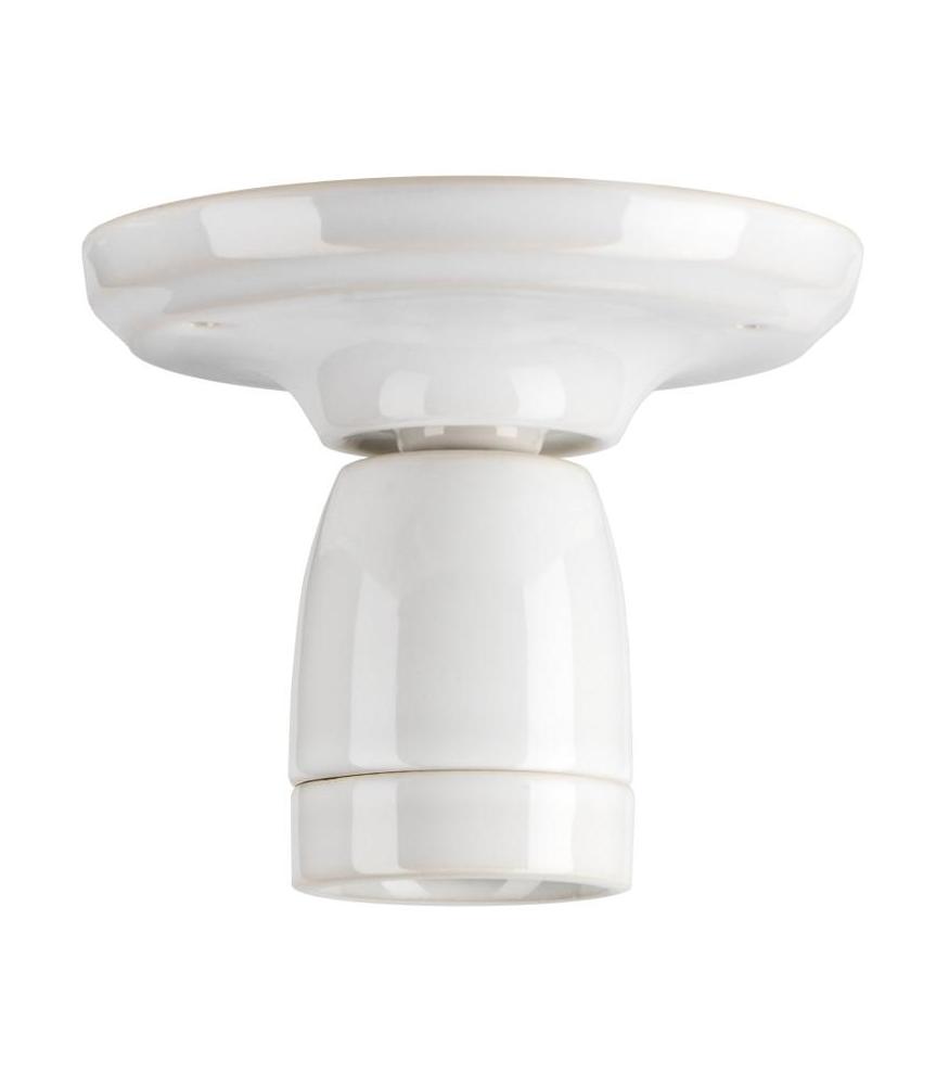Decorative surface mounted lampholder E27 porcelain-Lighting for every space-Svetila.eu