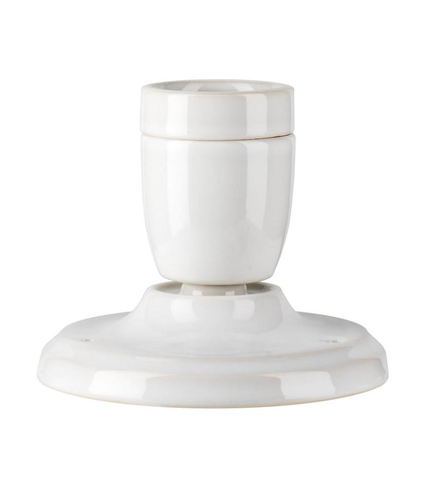 Decorative surface mounted lampholder E27 porcelain-Lighting for every space-Svetila.eu