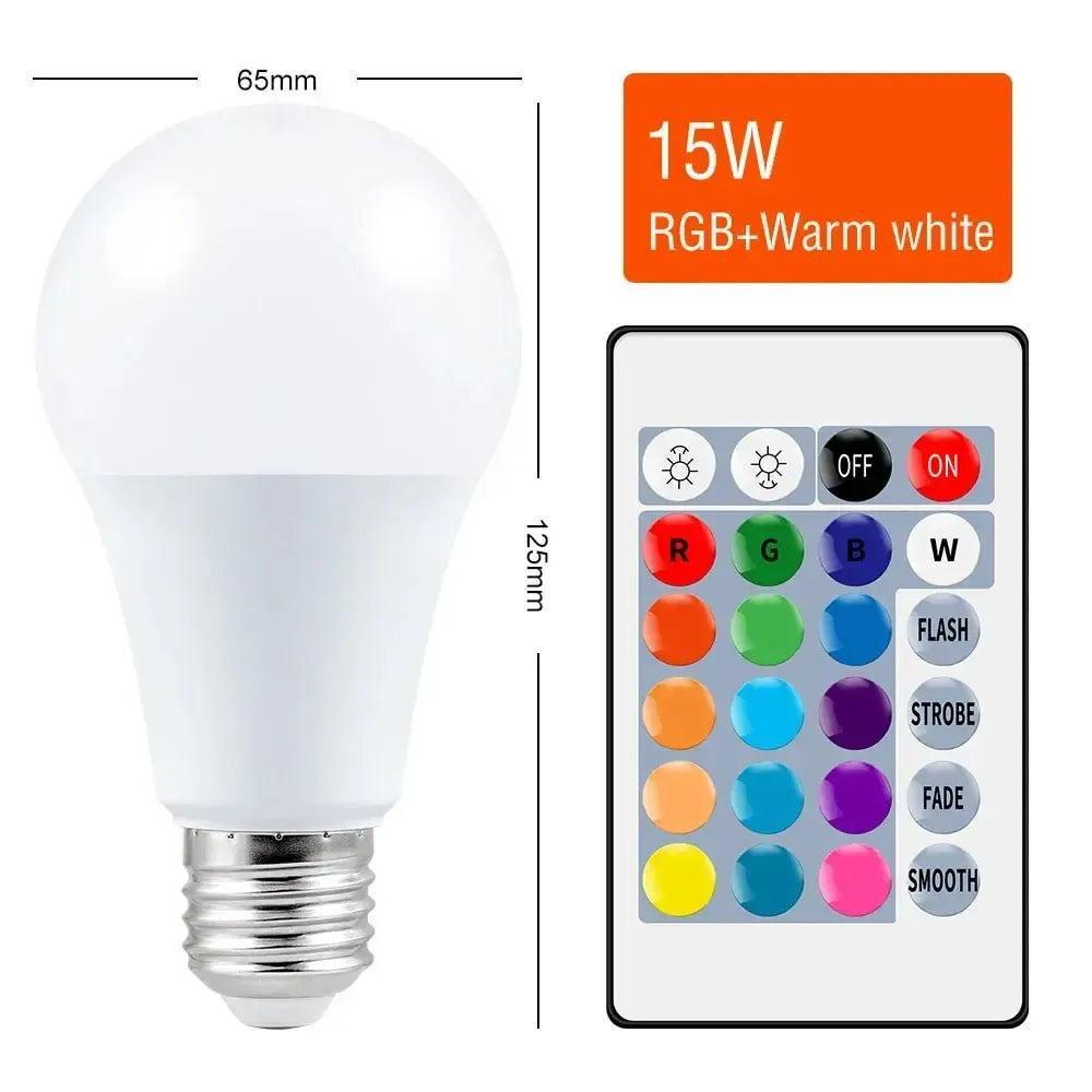 E27 Smart RGBW LED Lamp - Dimmable Color-Changing Bulb-LED Light Bulbs-Svetila.eu