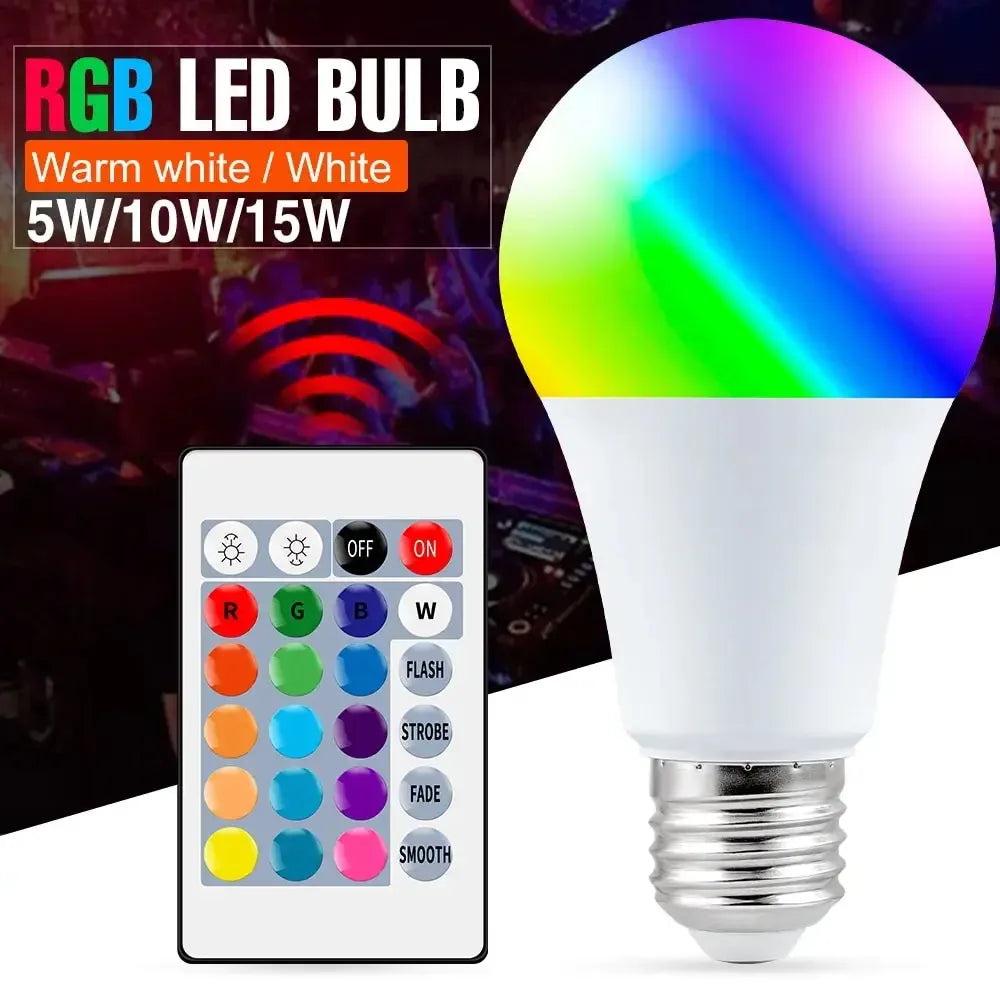 E27 Smart RGBW LED Lamp - Dimmable Color-Changing Bulb-LED Light Bulbs-Svetila.eu