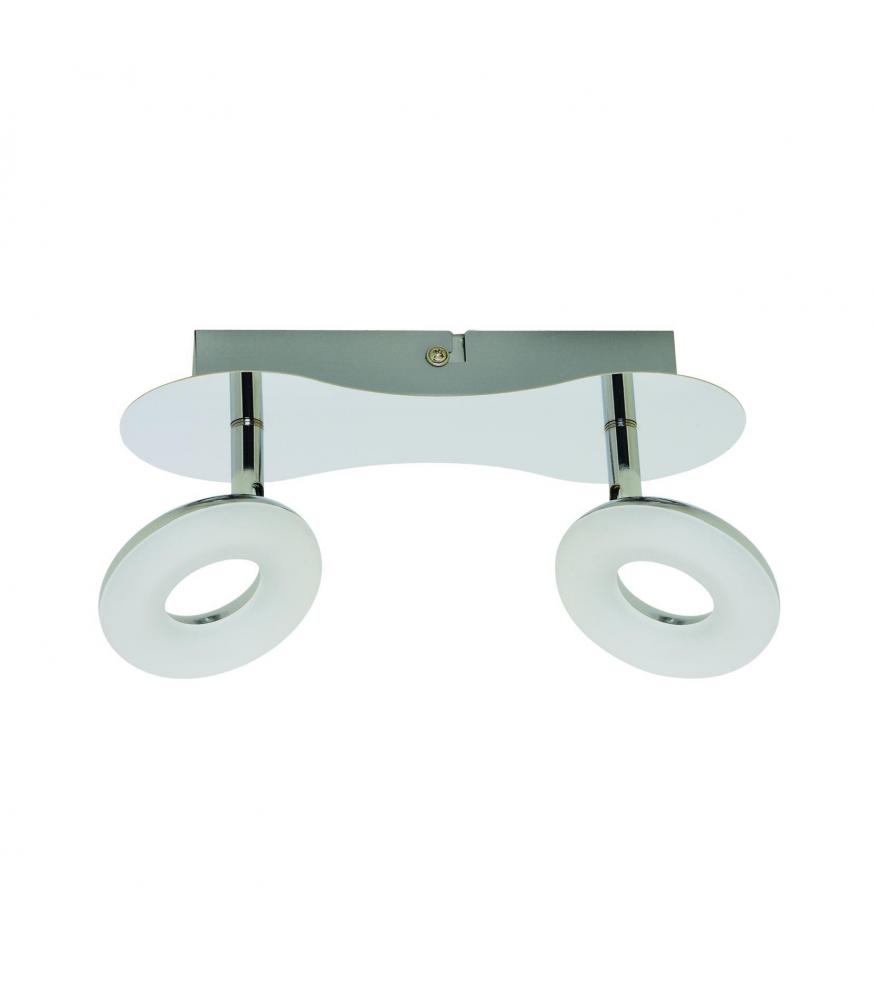 LED DONAT Chrome Light Fixture-Lighting for every space-Svetila.eu
