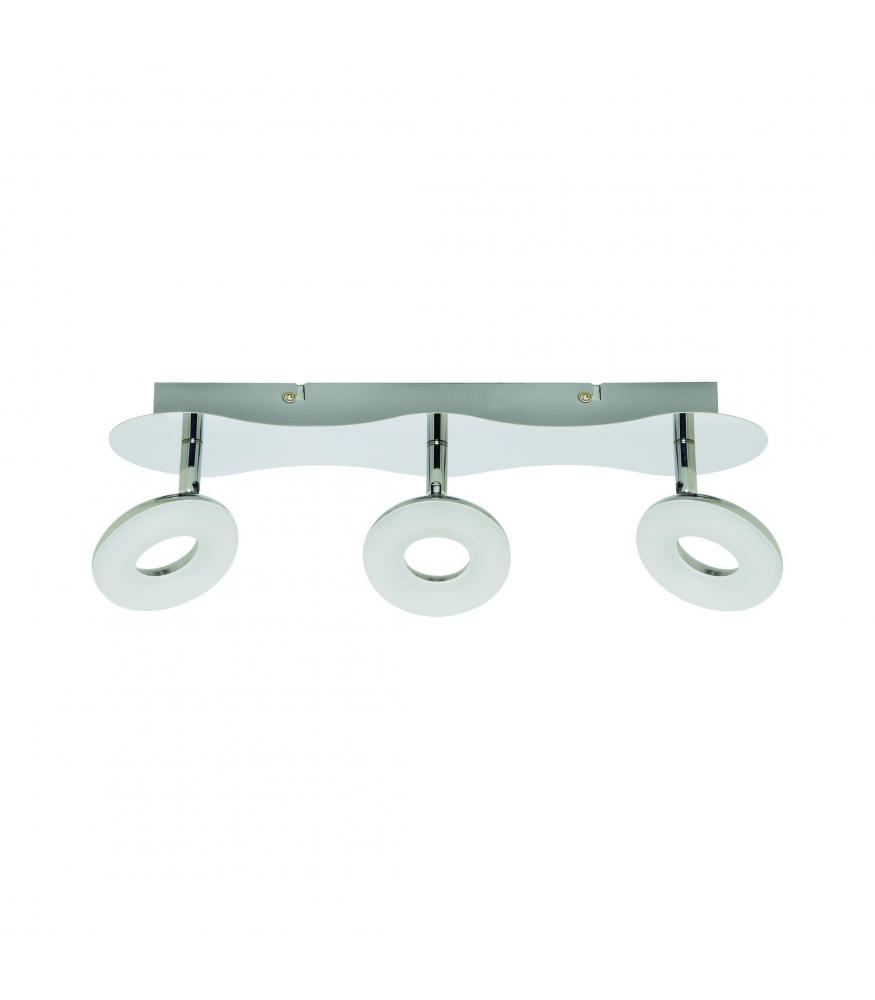 LED DONAT Chrome Light Fixture-Lighting for every space-Svetila.eu