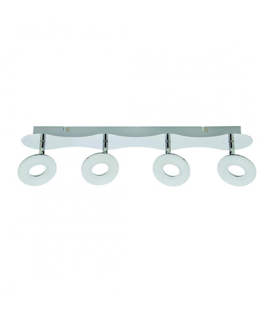 LED DONAT Chrome Light Fixture-Lighting for every space-Svetila.eu