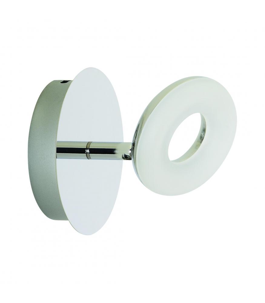 LED DONAT Chrome Light Fixture-Lighting for every space-Svetila.eu