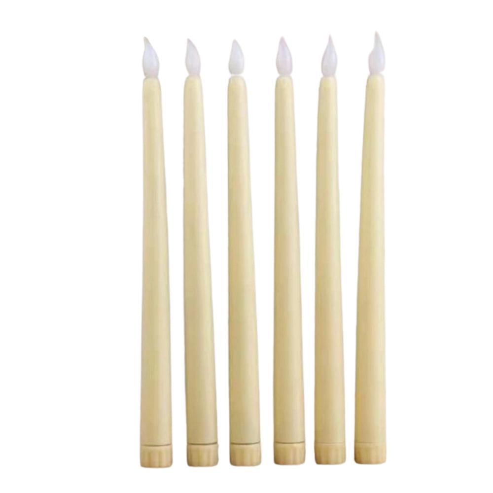 LED Flameless Flickering Taper Candles 3D Wick Candles Lamp-AE-Svetila.eu