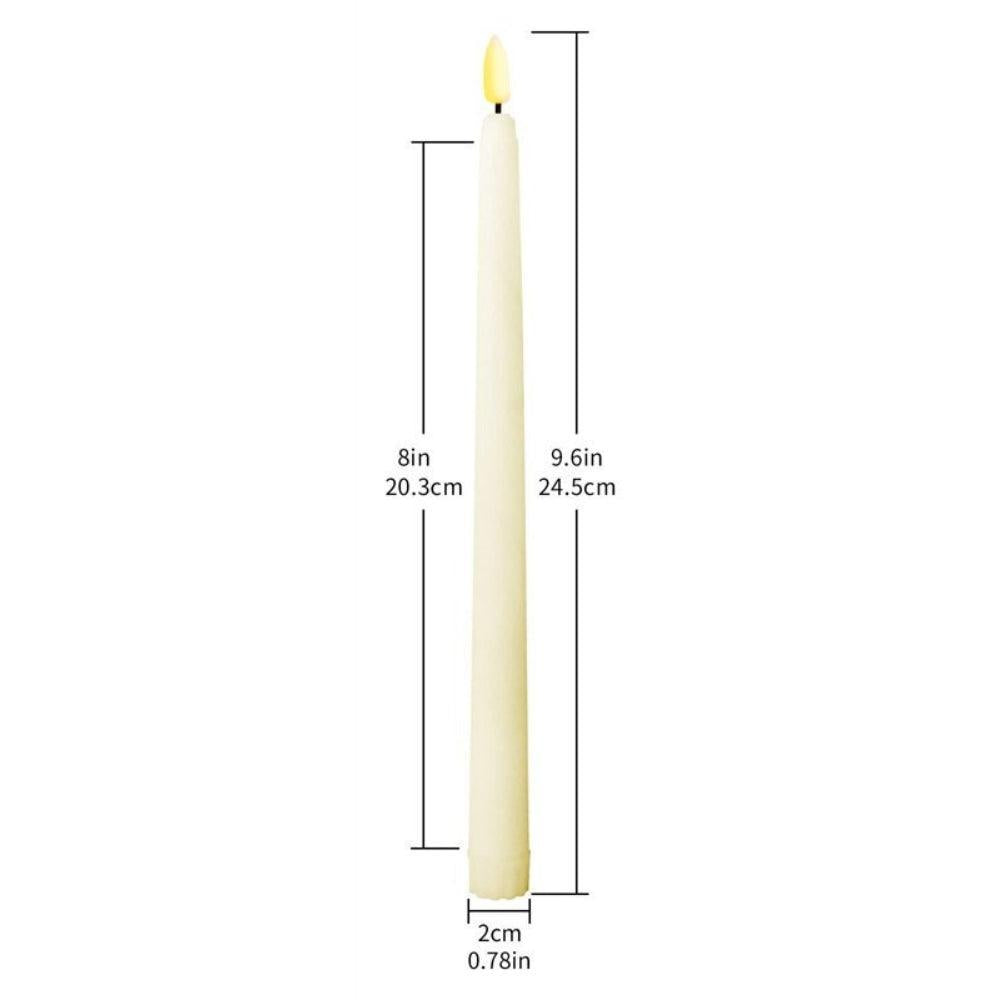 LED Flameless Flickering Taper Candles 3D Wick Candles Lamp-AE-Svetila.eu