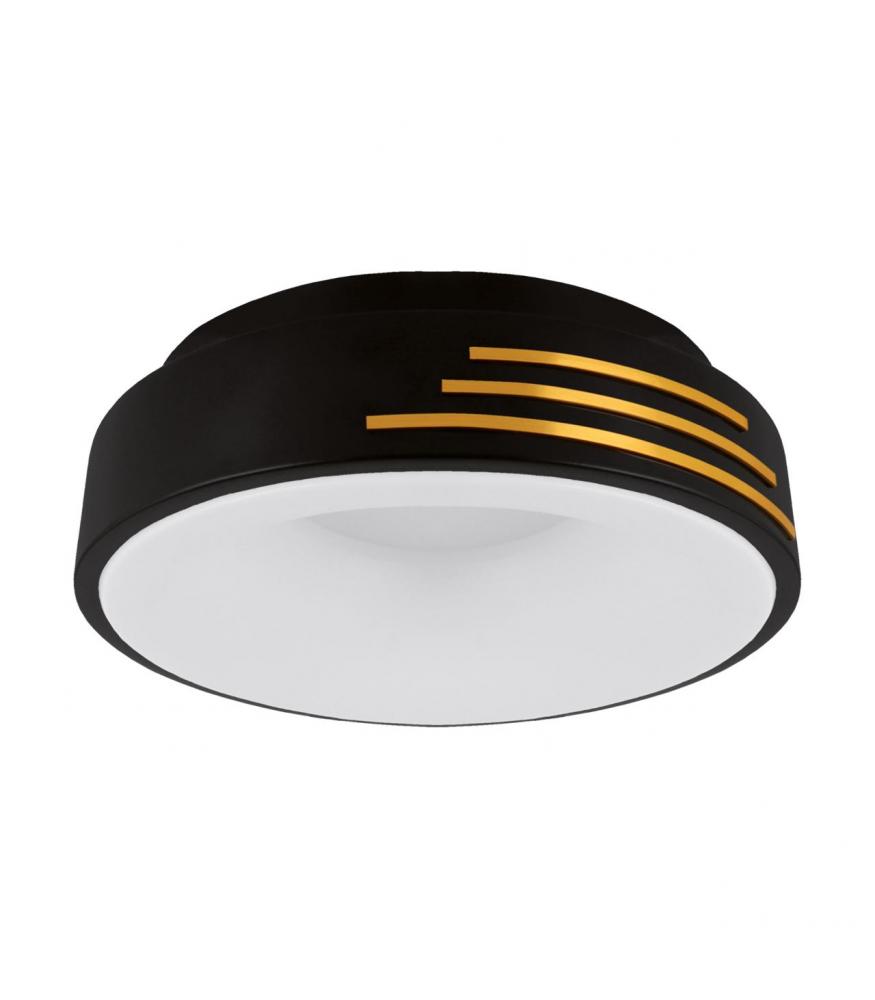 LED LIBRUS 24W NW - black / gold, neutral white light-Lighting for every space-Svetila.eu