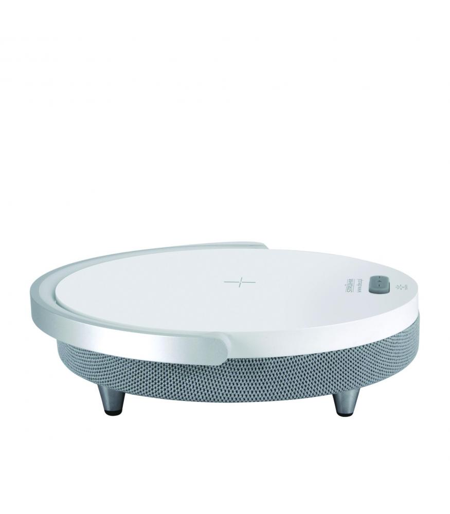 LED Light SATURN Wireless Phone Charger and Portable Bluetooth Speaker Combo-Lighting for every space-Svetila.eu