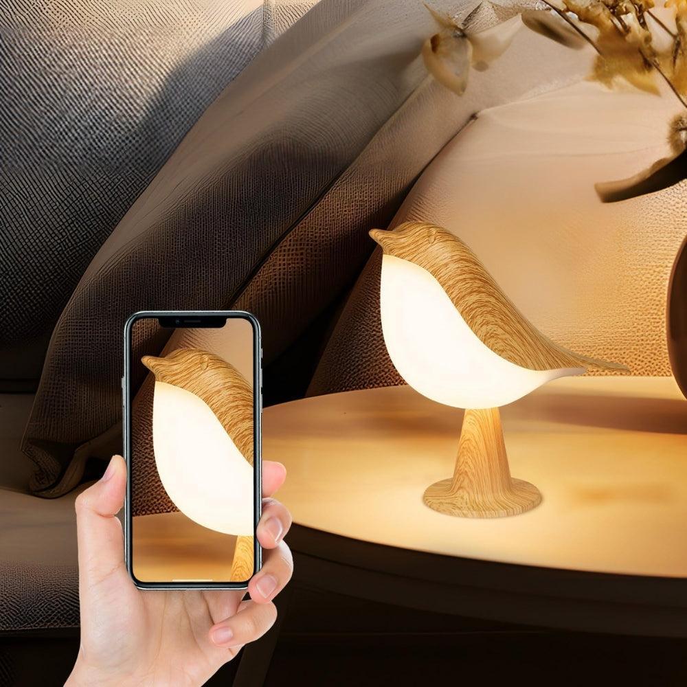 LED Night Light 3 Colors Touch Switch Bedside Light Dimmable Bird Lamps-AE-Svetila.eu