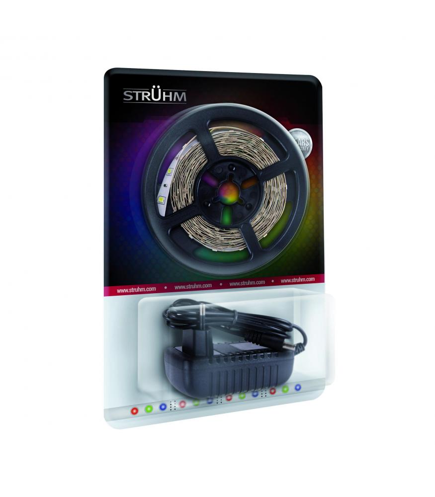 LED Strip 21,6W LATE 90 RGB 3 meter, 220V mains & remote, waterproof IP65-LED Strips for Lighting-Svetila.eu