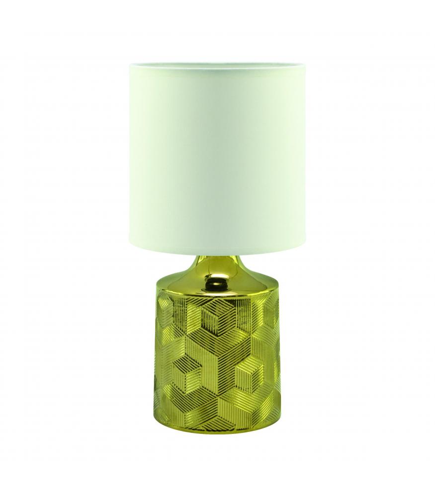 LINDA E14 chrome and gold table lamp-Lighting for every space-Svetila.eu