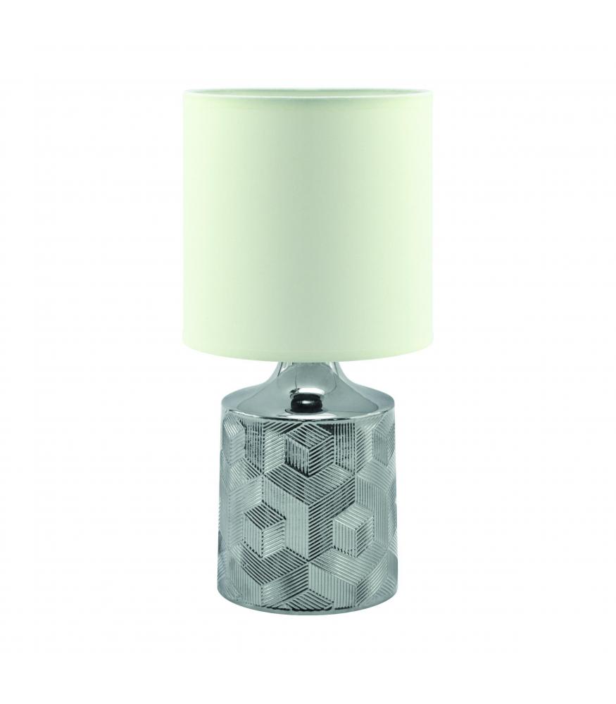 LINDA E14 chrome and gold table lamp-Lighting for every space-Svetila.eu