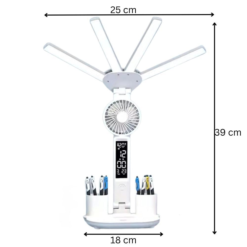 Multifunction Table Lamp LED Four Headed Folding Reading Lamp-AE-Svetila.eu