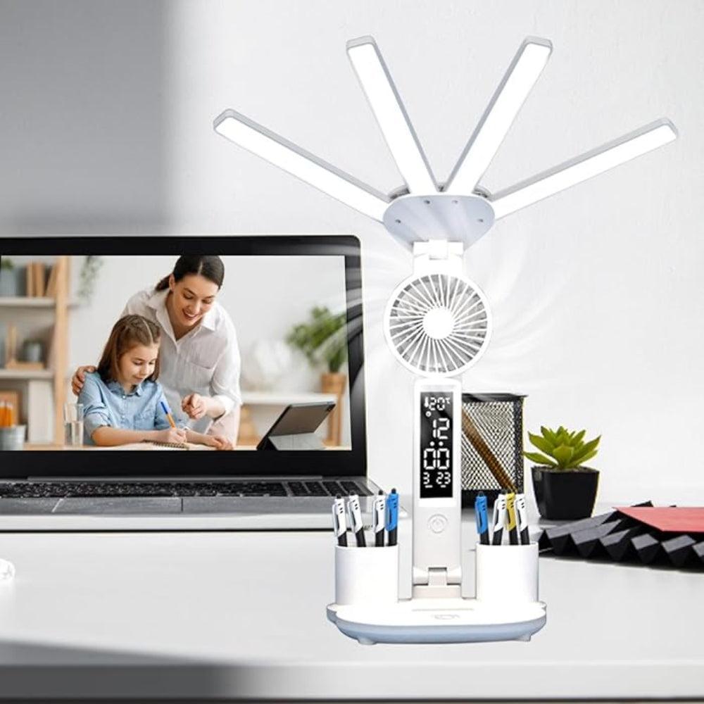 Multifunction Table Lamp LED Four Headed Folding Reading Lamp-AE-Svetila.eu