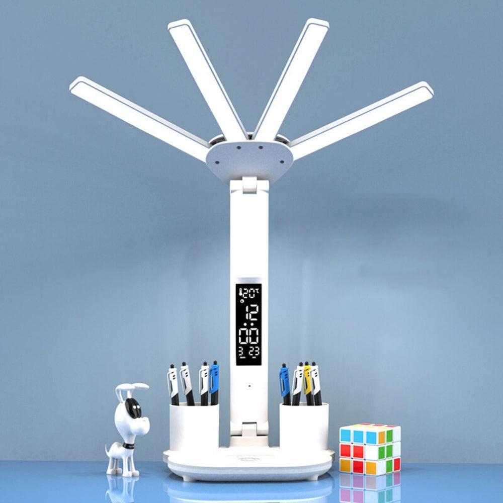 Multifunction Table Lamp LED Four Headed Folding Reading Lamp-AE-Svetila.eu