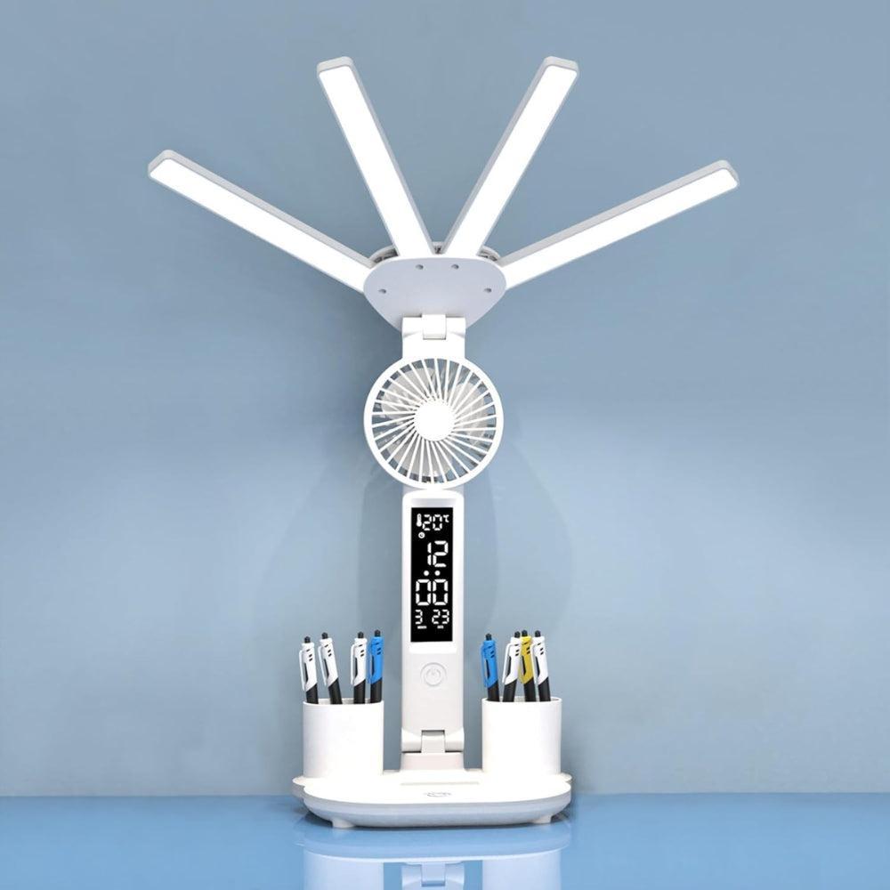 Multifunction Table Lamp LED Four Headed Folding Reading Lamp-AE-Svetila.eu