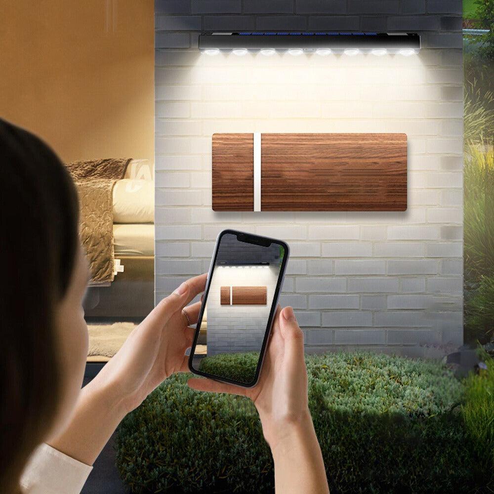 Outdoor LED Solar Wall Sign Light Garden Landscape Light-AE-Svetila.eu