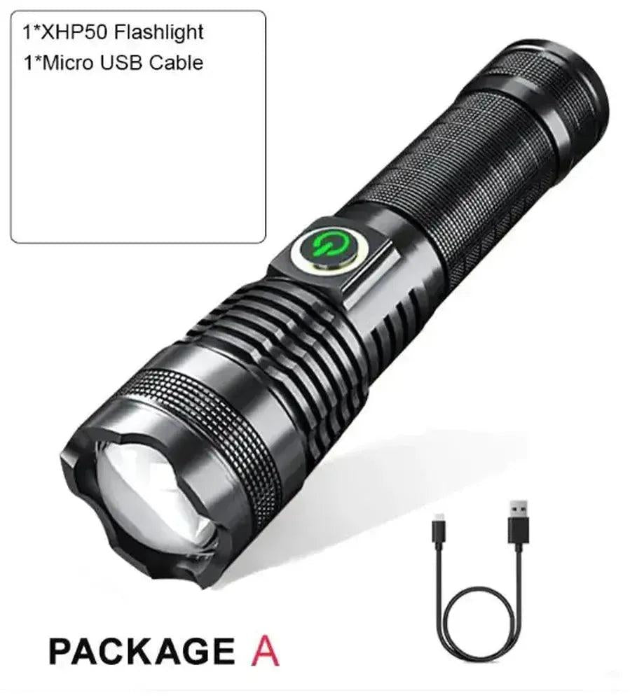 P50 Strong Light Zoom Flashlight-Electrical material-Svetila.eu