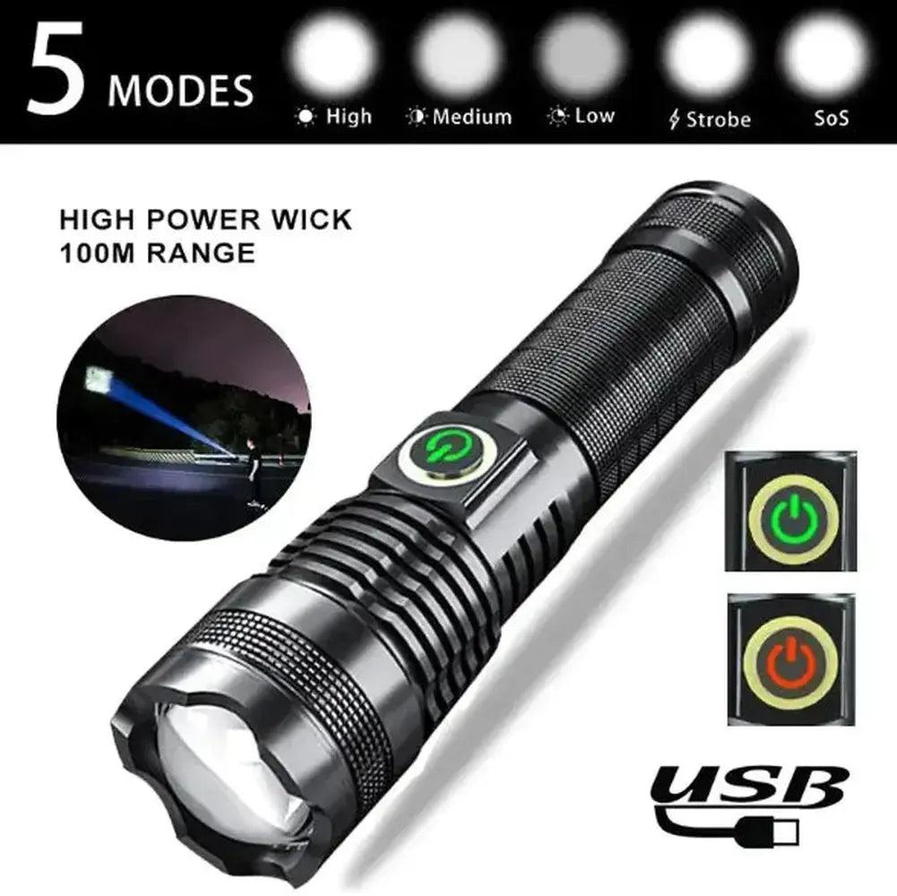P50 Strong Light Zoom Flashlight-Electrical material-Svetila.eu