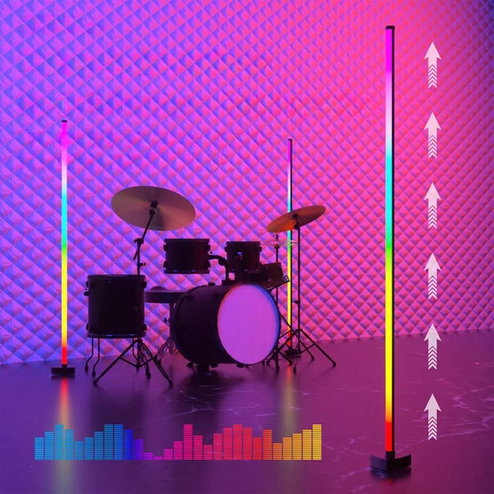 RGB LED Floor Lamp Remote APP Control Music Sync Corner Lighting-AE-Svetila.eu