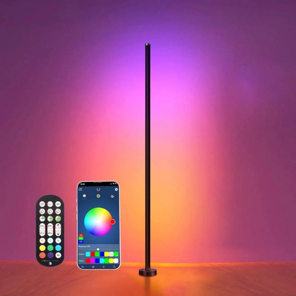 RGB LED Floor Lamp Remote APP Control Music Sync Corner Lighting-AE-Svetila.eu