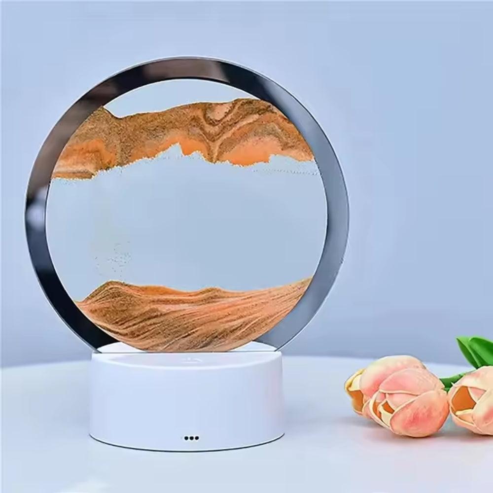 Sandscape Moving Sand Art LED Table Lamp-AE-Svetila.eu