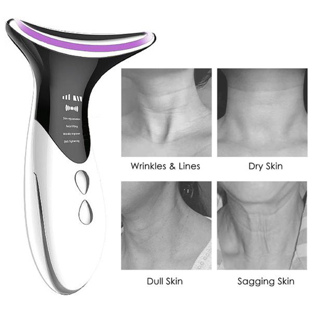 Skin Rejuvenation EMS LED Photon Therapy Neck Massager- USB Charging-Skin Care-Svetila.eu