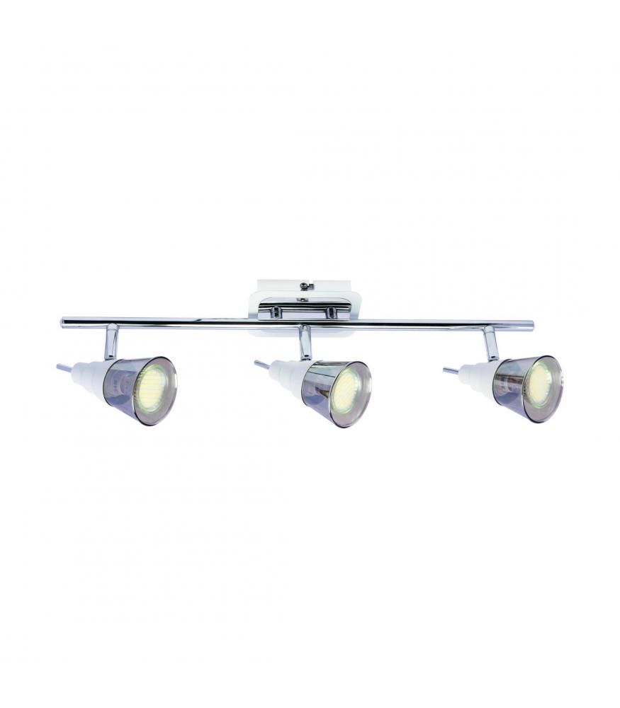 TOMI GU10 chrome & white-Lighting for every space-Svetila.eu