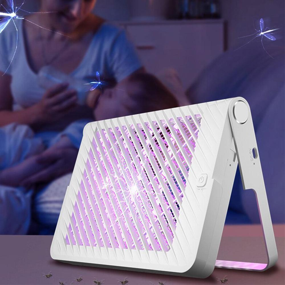 USB Rechargeable UV Electric Shock Mosquito Zapper Lamp-Insect Zappers-Svetila.eu