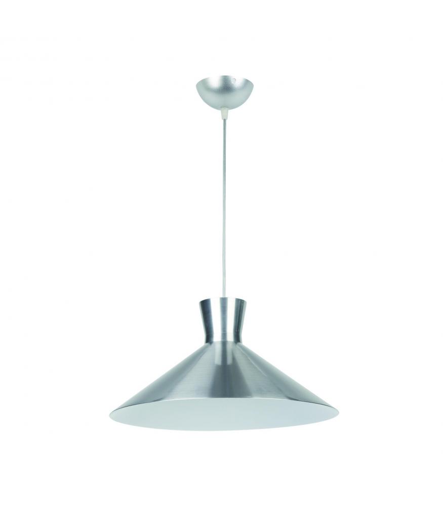 VERONE brushed silver metal pendant luminaire-Lighting for every space-Svetila.eu