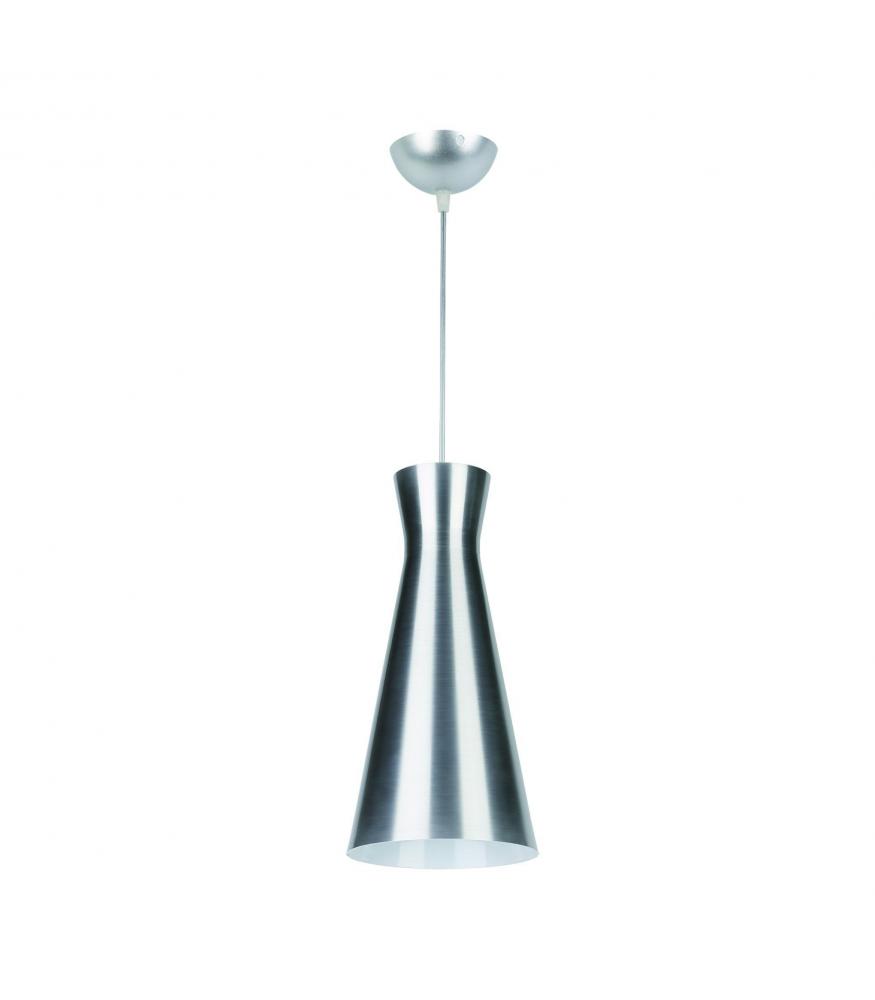 VERONE brushed silver metal pendant luminaire-Lighting for every space-Svetila.eu