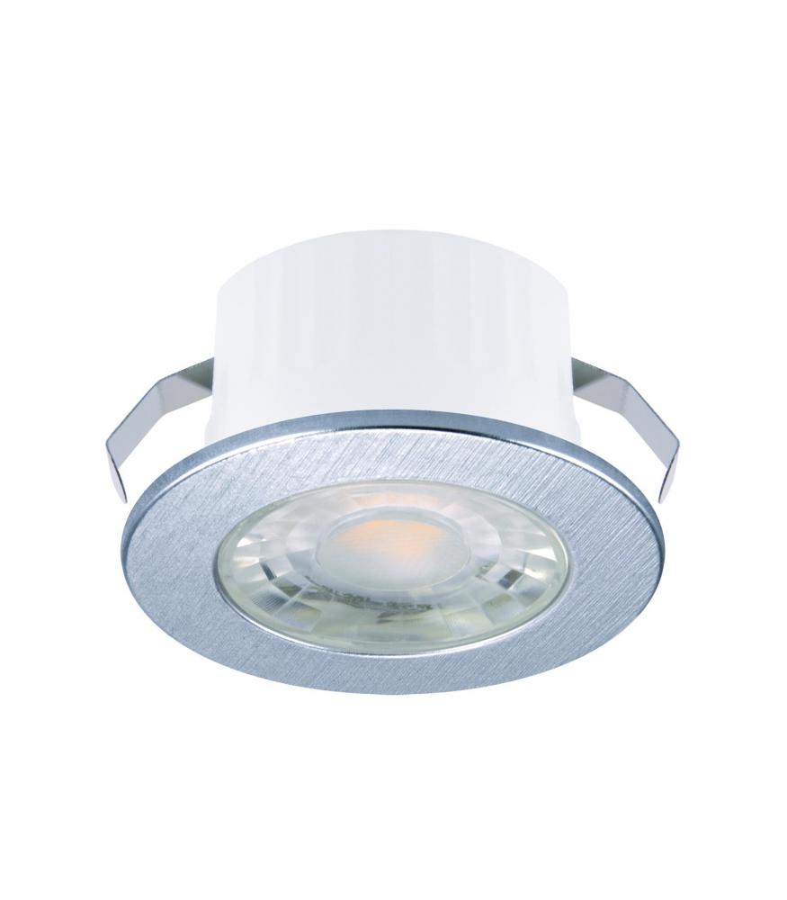 Water-resistant LED FIN C 3W silver NW-Lighting for every space-Svetila.eu