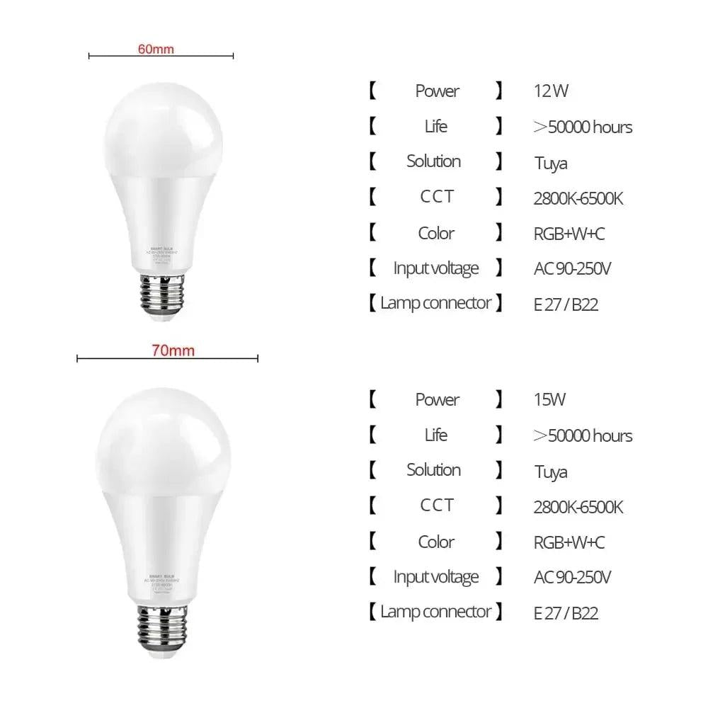 WiFi E27 Smart LED Light Bulb-LED Light Bulbs-Svetila.eu