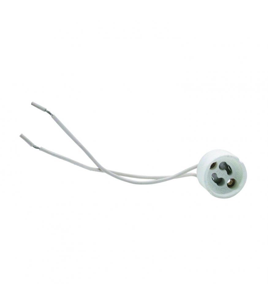 holder / socket / fitting GU10 ceramic 15cm wires-Lamp holders, lamp sockets-Svetila.eu