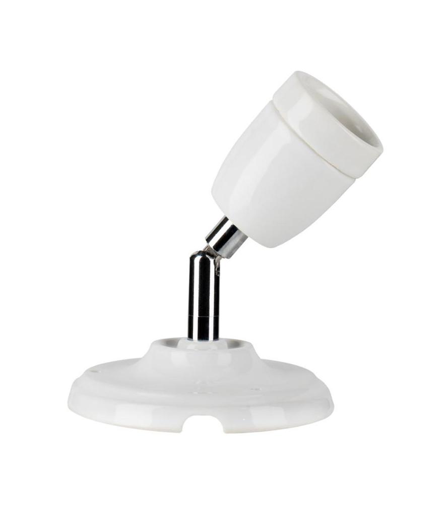 lampholder E27 porcelain, adjustable, white-Lighting for every space-Svetila.eu