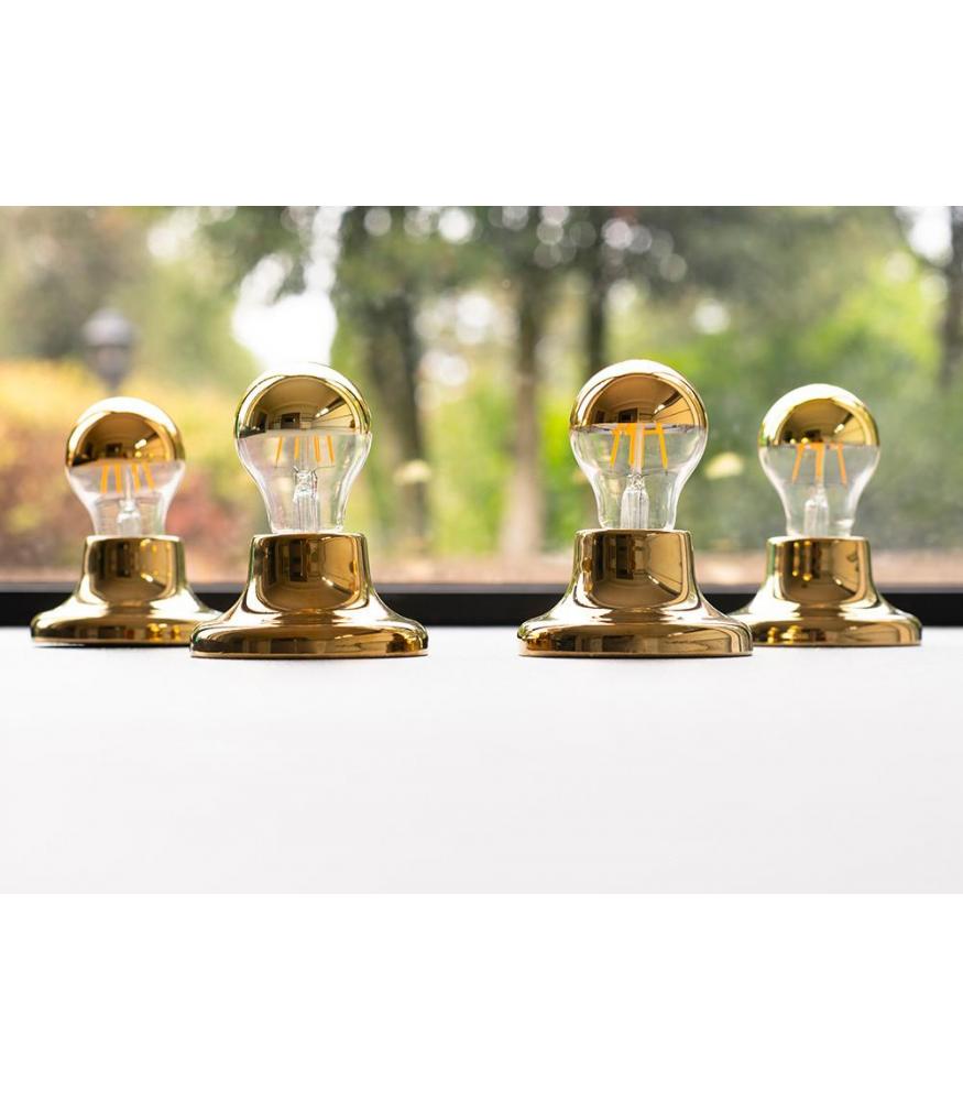 lampholder E27 porcelain, gold-Lighting for every space-Svetila.eu