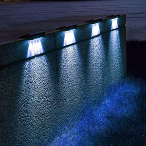 2 Pack Solar Wall Lights LED Solar Fence Outdoor Waterproof Lights-AE-Svetila.eu