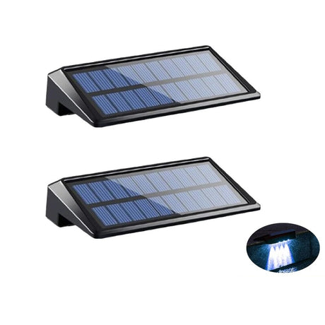 2 Pack Solar Wall Lights LED Solar Fence Outdoor Waterproof Lights-AE-Svetila.eu