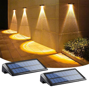 2 Pack Solar Wall Lights LED Solar Fence Outdoor Waterproof Lights-AE-Svetila.eu