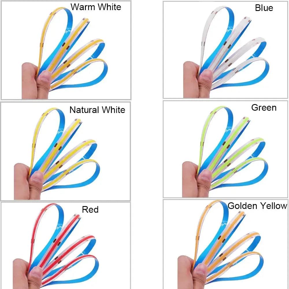 5V USB Low Voltage 12v COB Strip Lights-LED Strips for Lighting-Svetila.eu