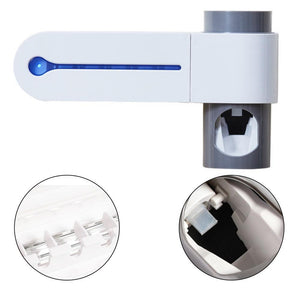 Antibacterial disinfection UV toothbrush holder- USB Charging-organization-Svetila.eu